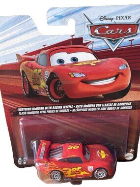 Disney Pixar Cars Lightning McQueen Diecast Toy Car Mattel Racing Wheels NEW